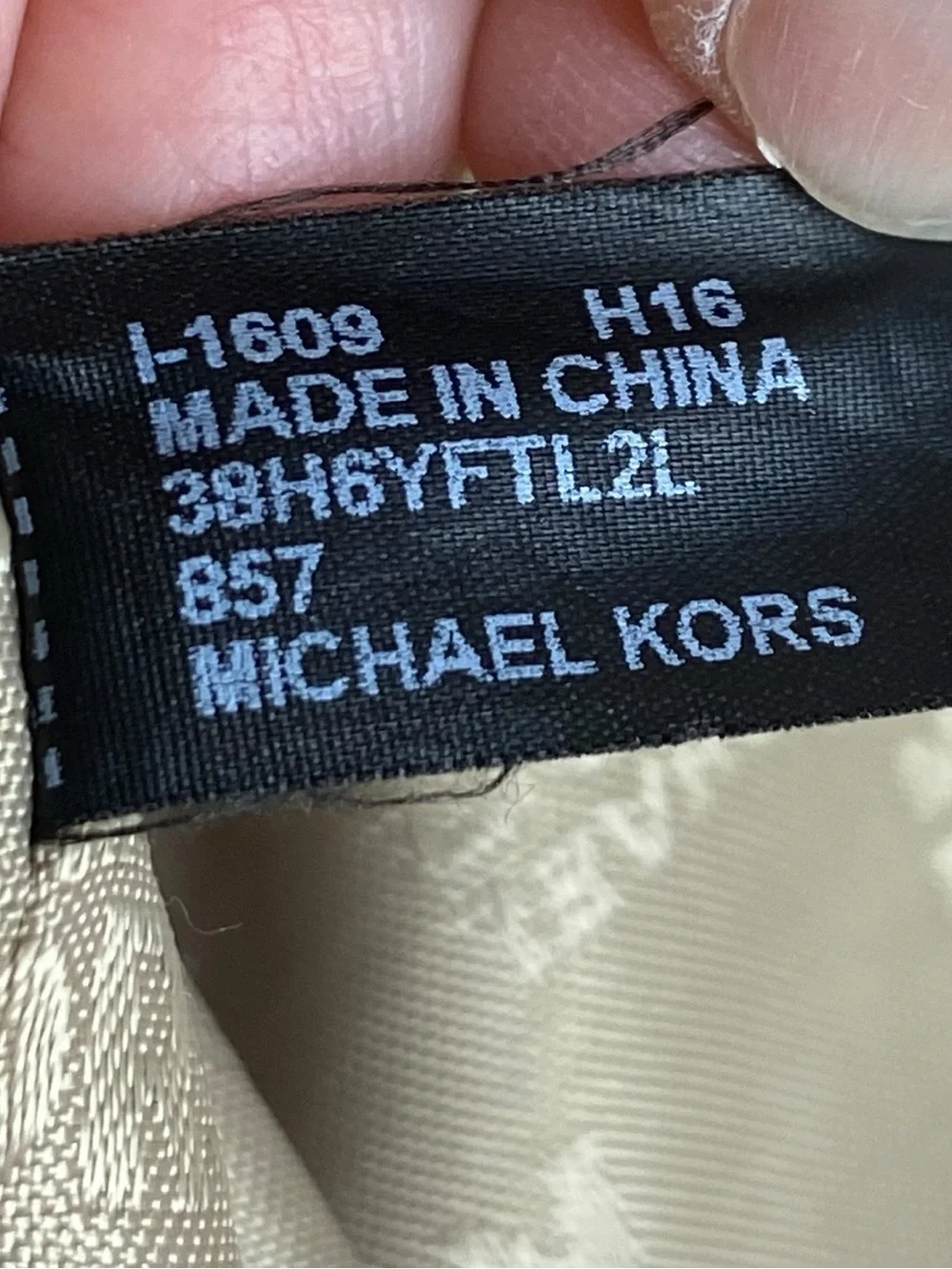 Michael Kors Blush Fulton Convertible bag Missing Crosbody Strap